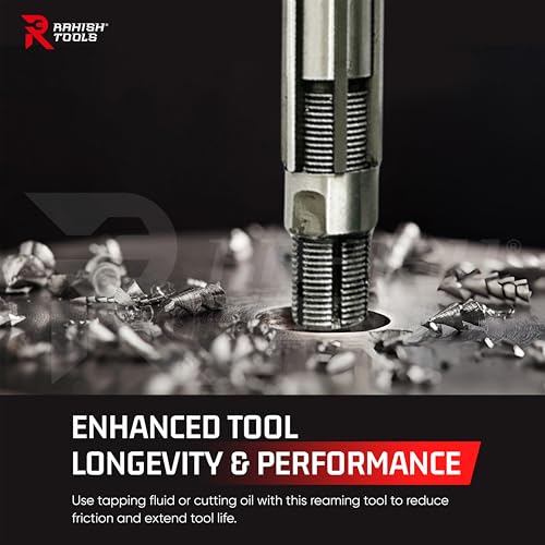 Adjustable Hand Reamer Tool HV-H3 for Metal & Wood Repairs, 1/4" to 15/32" - size: HV to H3 - 7Pcs