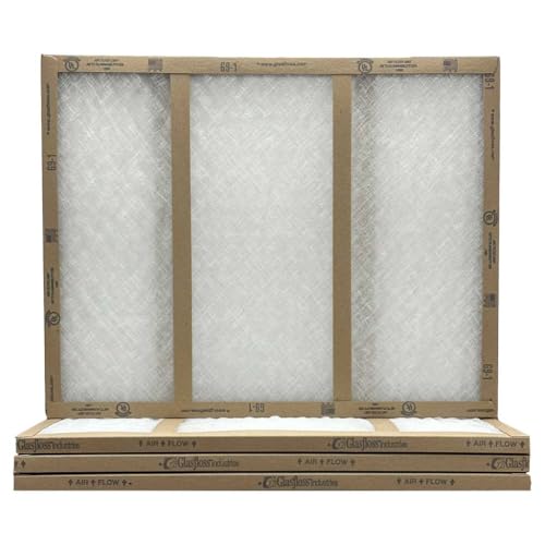 14x24x1 Fiberglass Air Filters, 4-Pack, AC & Furnace, Glasfloss - size: 14x24x1