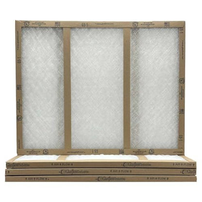 14x24x1 Fiberglass Air Filters, 4-Pack, AC & Furnace, Glasfloss - size: 14x24x1