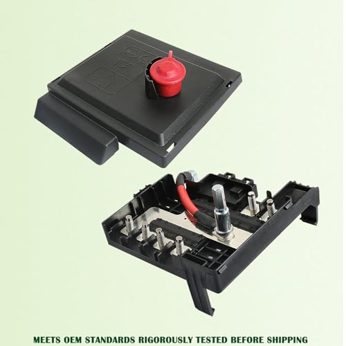 Battery Distribution Fuse Block Fuse Box with Upper Cover Compatible with 2017-2019 Chevrolet Chevy Silverado GMC Sierra Replaces 84354721 84043745 84180633 - style: 84354721 Fuse Block with Cover