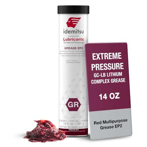 Idemitsu EP2 Red All Purpose Grease NLGI 2 – 14 oz Cartridge - size: 1 Pack