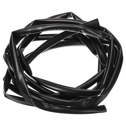 UXcell Black PVC Tube Wire Harness Tubing, 9mm(3/8 inch) ID, 10ft Sleeve for Wire Sheathing Protection - color: Black, size: 9mm
