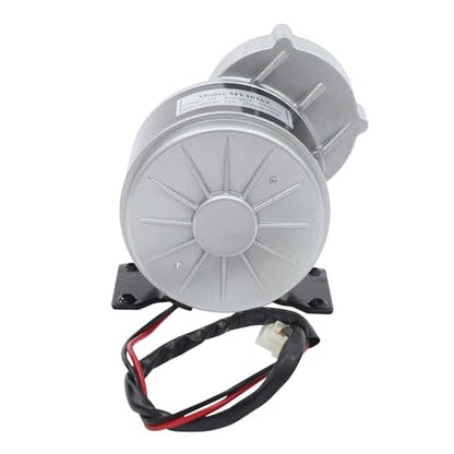 Reduction Electric Motor, 250W Brushed DC Motor with Belt Pulley, Brushed Geared Reduction Motors Reducer for Small Electric Vehicles and Agricultural Equipments, 0-300rpm Adjustment (36, Volts (DC))