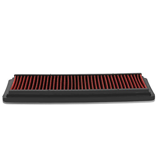 DNA Motoring AFPN-041-RD Clean Air Washable Drop In Panel Air Filter Enhance Engine Performance Power & Acceleration Improve [Compatible with 03-07 Honda Accord 3.0L V6] - style: 03-07 Accord 3.0L V6