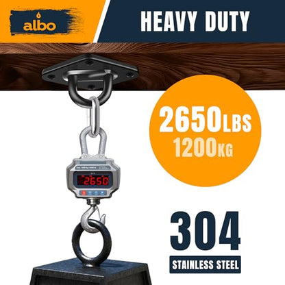 Albo Swing Hangers 2 PCS, 2650LBS, Heavy Duty Ceiling Mount Hooks