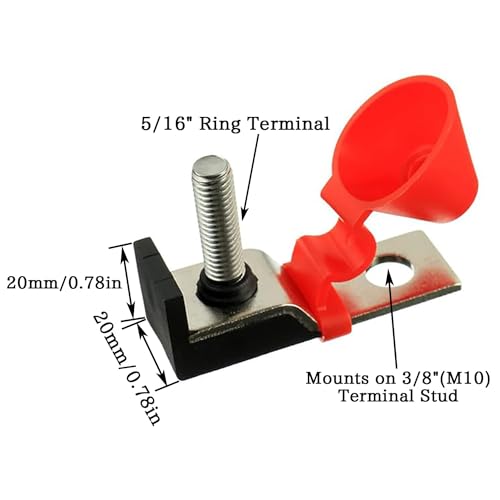 MRBF Terminal Fuse Block 200 AMP Marine Rated Battery Fuse 58V DC Max IP66 Waterproof Fuse Holder 200A - size: 200A