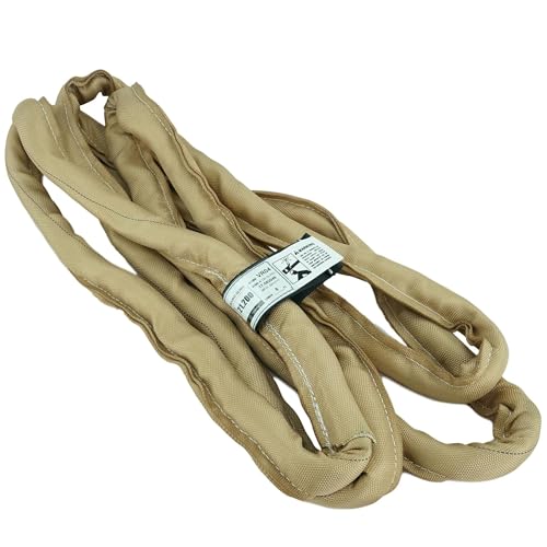 Chenango Supply VR4 8ft Tan Endless Round Polyester Rigging Sling - size: 8 ft