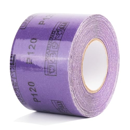 1000 Grit PSA Purple Ceramic Sandpaper Roll 2-3/4x20 Yard Film Sanding Roll - style: 1000 Grit