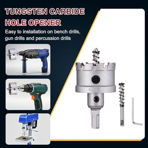 Tungsten Carbide Tipped Hole Saw 1-7/8 Inch 48mm Hole Cutter - size: 1-7/8 Inch (48mm)