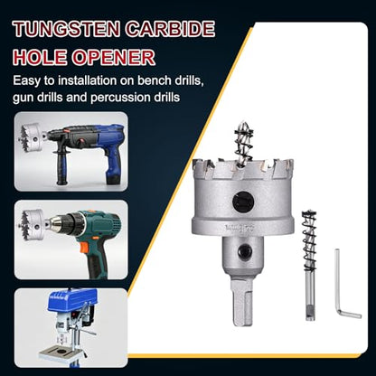Tungsten Carbide Tipped Hole Saw 1-7/8 Inch 48mm Hole Cutter - size: 1-7/8 Inch (48mm)