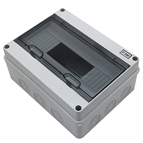ABS Distribution Protection Box for Circuit Breaker,12 Way - size: 12WAY-255mmx200mmx110mm