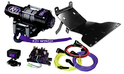 KFI Combo Kit - A2500-R2 2500 lb Winch & 100505 Winch Mount Compatible/Replacement for 2000-2006 Honda Rancher 350 TRX350FM 4x4 S