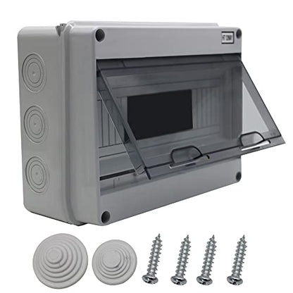 ABS Distribution Protection Box for Circuit Breaker,12 Way - size: 12WAY-255mmx200mmx110mm
