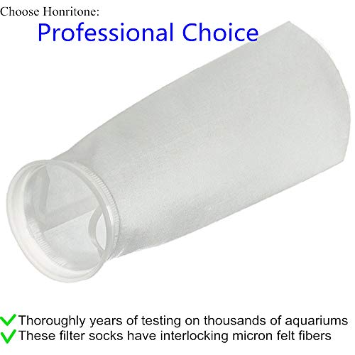 7 Inch Ring by 32 Inch Long Filter Socks 10 Micron Water Liquid Felt Filter Bag - size: 10 Micron