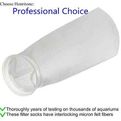 7 Inch Ring by 32 Inch Long Filter Socks 10 Micron Water Liquid Felt Filter Bag - size: 10 Micron