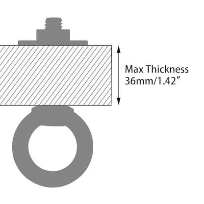 M10 Stainless Steel Eye Bolt with Nuts 4 Pack M10 x 50mm (3/8" x 2 inch) - size: M10x50mm (3/8"x2")