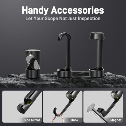Teslong Borescope Camera with Light for Automotive Mechanic Plumbing Wall