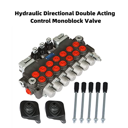 7 Spool 11GPM 4500 PSI Hydraulic Control Valve - size: 7 Spool 11GPM