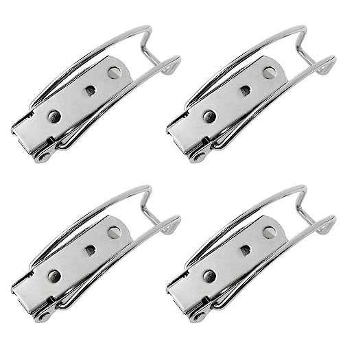 Xhziy 4 Pack Spring Loaded Toggle Latch, 3.35 Inch Catch Hasp Clamp