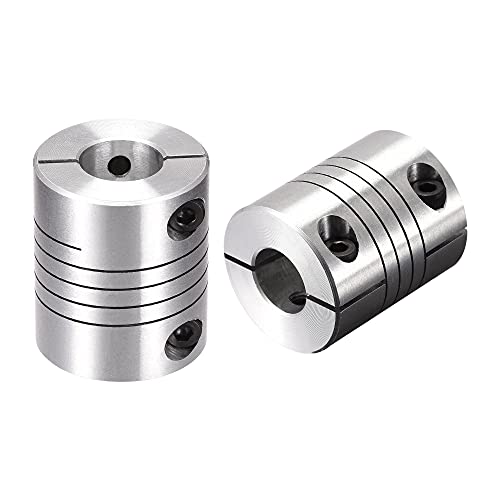 uxcell 2PCS Motor Shaft 11mm to 11mm Helical Beam Coupler Coupling 25mm Dia 30mm Length - size: 11mm to 11mm
