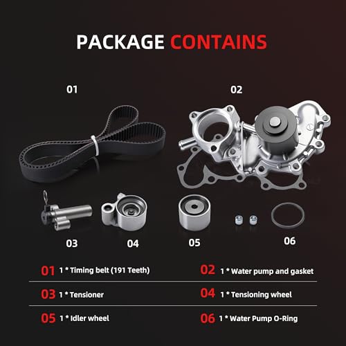 Engine Timing Belt Kit for Toyota Tacoma 1995-2004 - size: for 4Runner/ T100/ Tacoma/ Tundra