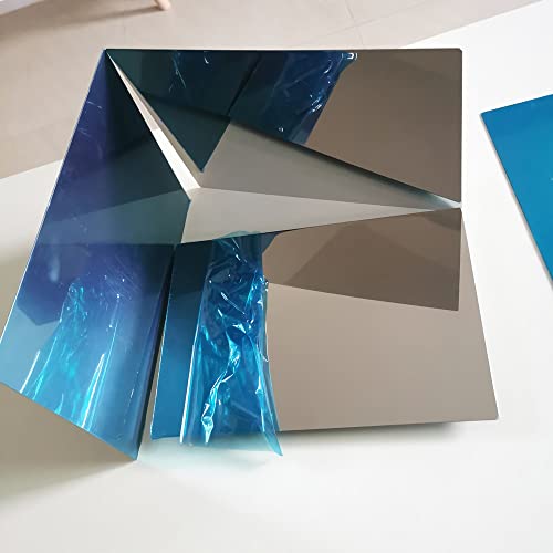 304 Stainless Steel Sheet,Mirror Surface Polishing Finish, Metal raw Materials-200X300MM Thick:1.5mm - size: Thick:1.5mm