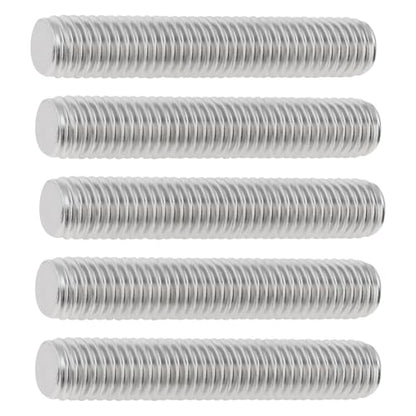5 Pack M8-1.25 45mm Fully Threaded Rod 304 Stainless Steel 1.25mm Thread Pitch Screw Right Hand Threads Rods Bar Studs for Furniture Machinery Assembly (M8x45mm) - size: M8x45mm