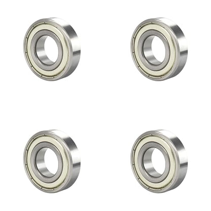 6204ZZ 4 PCS Deep Groove Ball Bearing 20×47×14mm Double Metal Shielded Ball Bearing Chrome Steel P0 Z2 Bearing for Industrial Machine,Power Tools and Mechanical Equipment - size: 6204ZZ Size 20×47×14mm