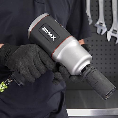 EMAX 3/4" Drive Air Impact Wrench, Pneumatic Mechanic Tool, 6,000 RPM