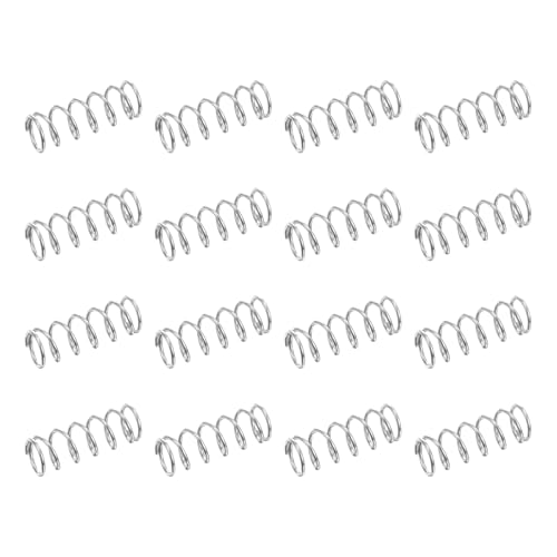 uxcell 50Pcs 304 Stainless Steel Compression Springs,0.4mmWD, 4mm ODx10mm L - size: 4mmx10mm