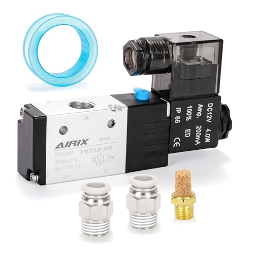 1/4" NPT Solenoid Valve 3V210-08, 3-Way N.C., DC 12V, DIN - size: NPT1/4″/DC12/Junction on Box, style: 2-Position 3-Way Solenoid Valve