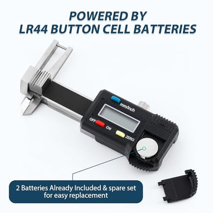 1" /25mm Mini Digital Caliper, OD ID & Thickness Gauge