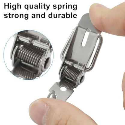 8 Sets 90 Degree Tool Box Hood Locks Latches Without Lock Button - style: 8 set without Lock Button