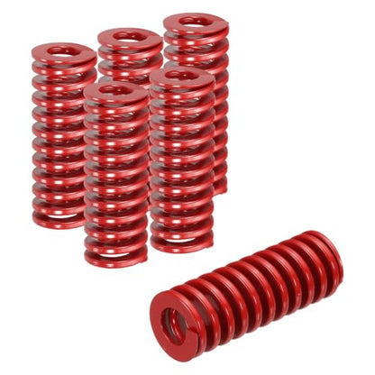 HARFINGTON 6pcs Die Spring 3/4" OD x 2" Free Length SMH4008, Red - size: 3/4" OD x 2" Free Length