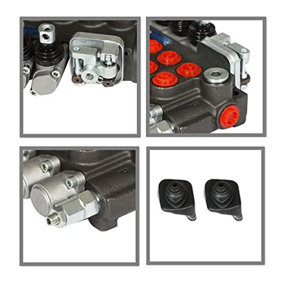 7 Spool 11GPM 4500 PSI Hydraulic Control Valve - size: 7 Spool 11GPM
