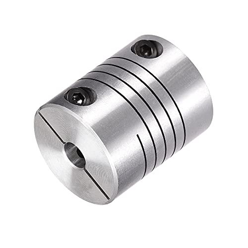 uxcell 2PCS Motor Shaft 6.35mm to 6.35mm Helical Beam Coupler Coupling D25L30 - size: 6.35mm to 6.35mm