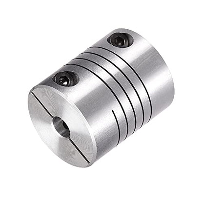 uxcell 2PCS Motor Shaft 6.35mm to 6.35mm Helical Beam Coupler Coupling D25L30 - size: 6.35mm to 6.35mm