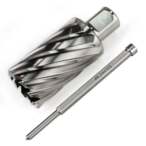 OSCARBIDE 1-3/8" x 2" HSS Annular Cutter 3/4" Weldon Shank Mag Drill Bit