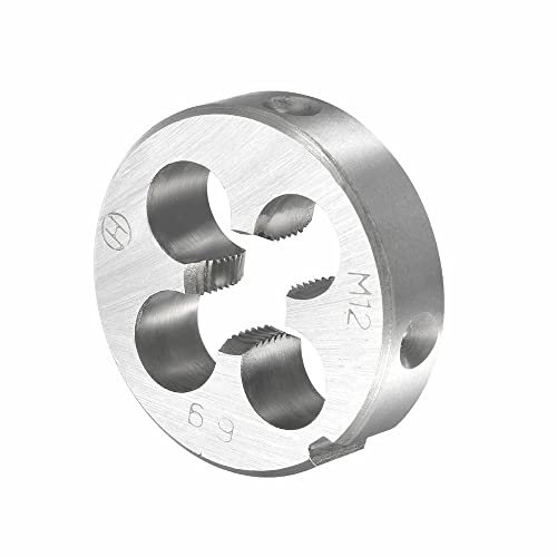 12mm x 1 HSS Metric Tap and Die Set Right Hand Thread,Tapping DIY Tool 3pcs (M12 x 1mm) - size: M12 x 1mm