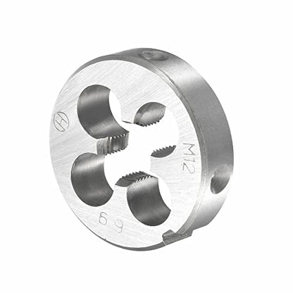 12mm x 1 HSS Metric Tap and Die Set Right Hand Thread,Tapping DIY Tool 3pcs (M12 x 1mm) - size: M12 x 1mm