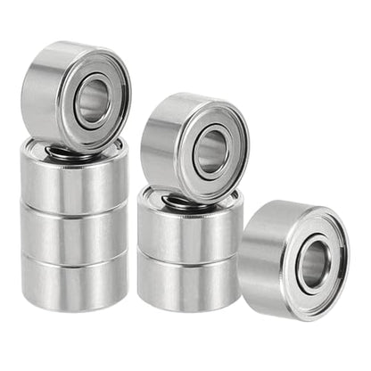 uxcell 8 Pack 693ZZ Deep Groove Ball Bearings, 3x8x4mm Chrome Steel Double Shield Bearing for Electric Motor, Home Appliances, Garden Machinery, (ABEC5) - size: 693ZZ