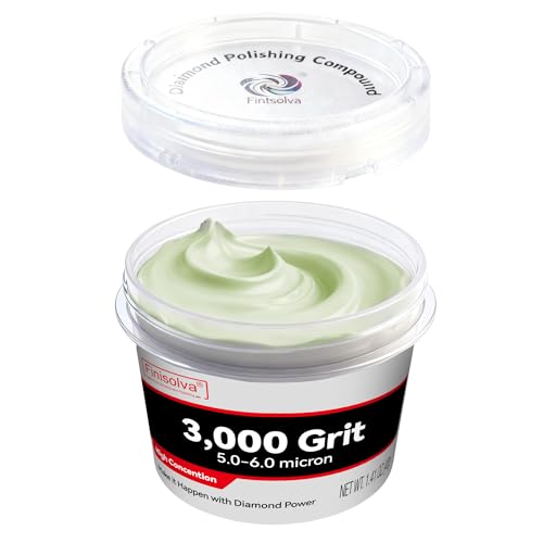 Diamond Paste Polishing Compound, 3,000 Grit, 40 G, Light Scratch Removal - size: 3,000Grit, style: 1.41 oz (40g)