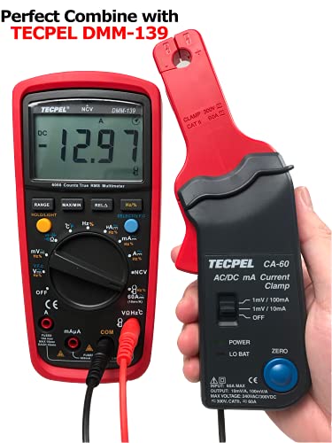 TECPEL CA-60 AC/DC Current clamp Transmitter Probe 60A CA-60