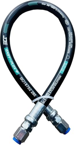 26711-12-12-24 Hydraulic Hose Swivel Assembly 3/4" Hydraulic Hose with Female JIC X Female JIC, 24" Long, 3118 PSI - size: 26711-12-12-24
