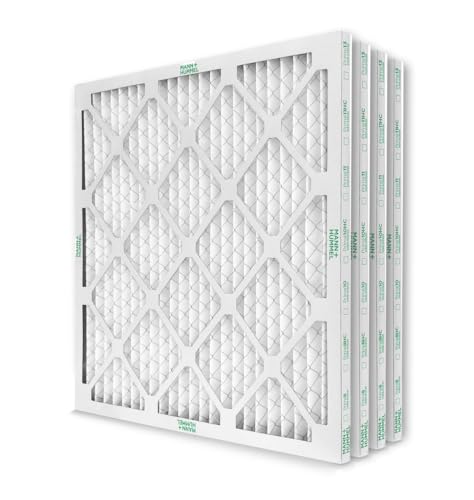 MANN+HUMMEL 16x20x1 MERV 8 Pleated 1" AC Furnace Air Filter. 4 Pack - style: 16 x 20 x 1