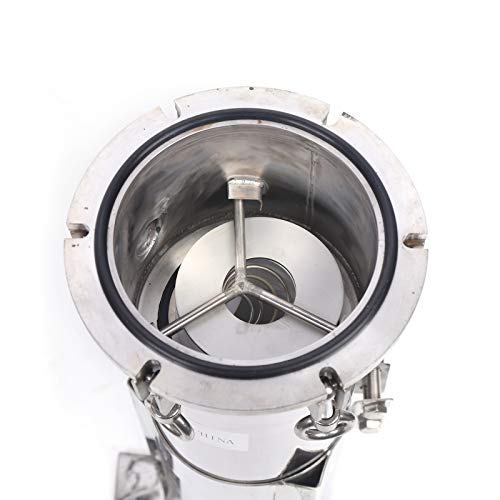 LOYALHEARTDY 150 Psi Bag Filter Housing Stainless Steel Mesh Basket 0.13㎡ Filter Area Heavy Duty Bag Filter Import/Export DN25 Inner Wire Multi-Purpose Filtering Equipment