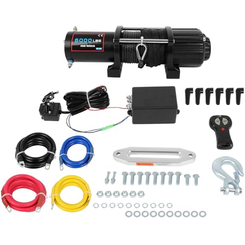 ATV UTV Winch - with Wireless Remote 6000LBS