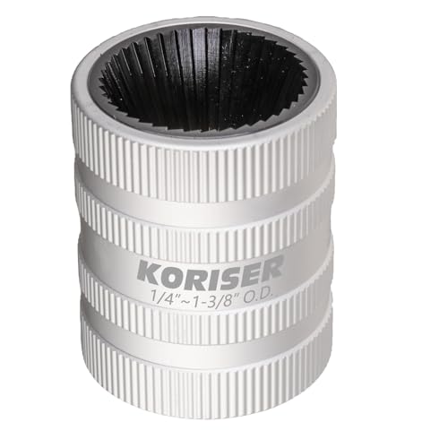 1/4" to 1-3/8" Inner/Outer Reaming Tool,Replace for 29983 Model 223S Reamer, Ream/Deburr/Bevel Aluminum, PVC,Copper, Stainless Steel Tubing and Pipe reamers