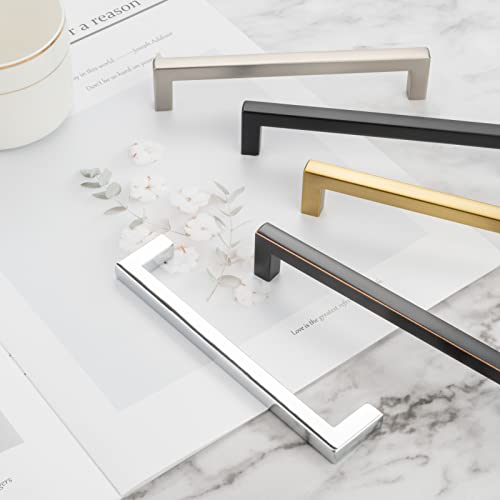 KOOFIZO 10 Pack 3-3/4 in Brushed Gold Cabinet Pulls, Drawer Handles 1816 - color: Brushed Gold, size: 3-3/4" CC - 10Pcs, style: Modern