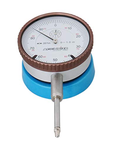 Accusize AGD 2 Magnetic Back Dial Indicator, 0-1in x 0.001in, EG08-1600 - size: 0-1" x 0.001" with magnetic back